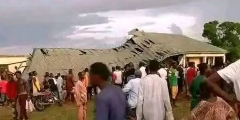 Examination Hall Collapses On WASSCE Candidates In Taraba