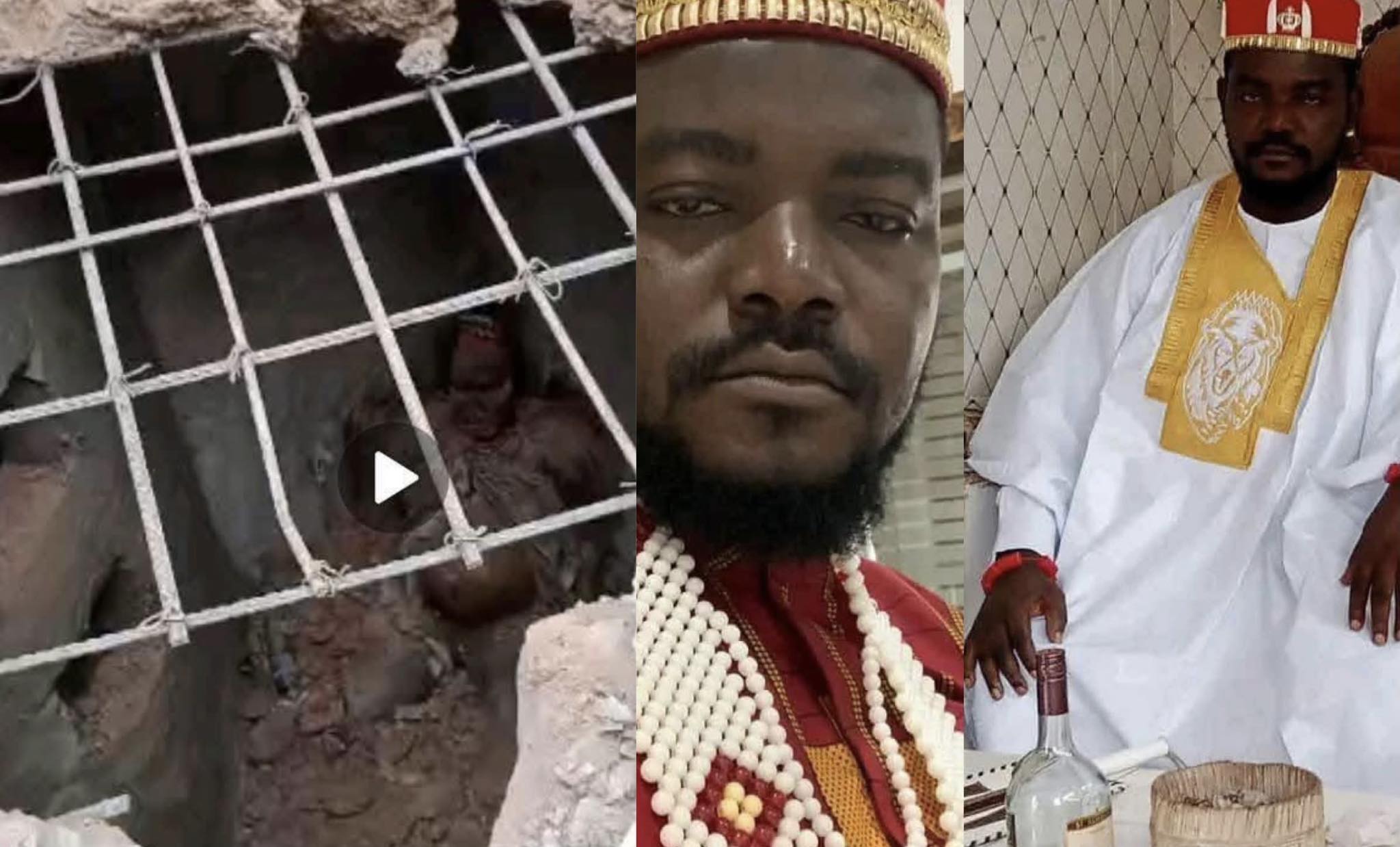 “Horror in Enugu as Decomposing Dodies Are Found In A Popular Native Doctor’s House.”