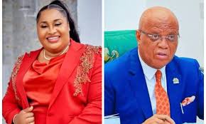 “Governor Umo Eno responds to viral video in which his daughter accuses him of the deaths of her mother and brother.”